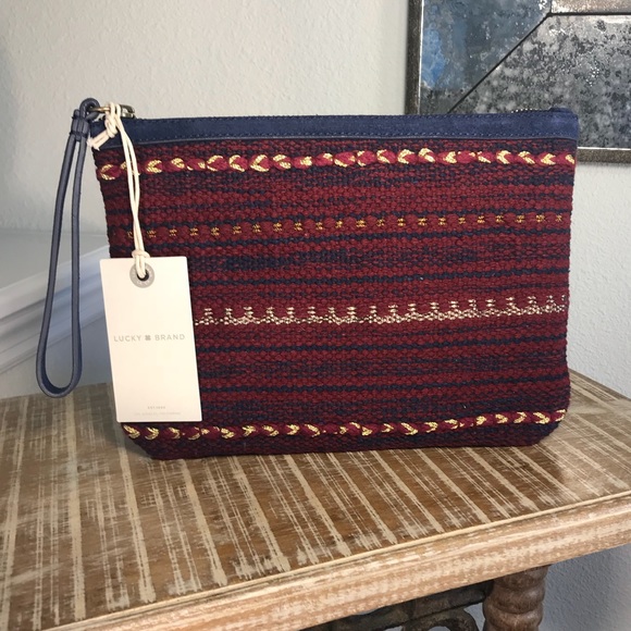 Lucky Brand Handbags - Lucky Brand Pouch Berry